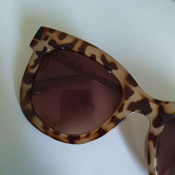 *SALE* Leopard Cat Eyes Sunglasses Safari Animal Print - Picture 4 of 7